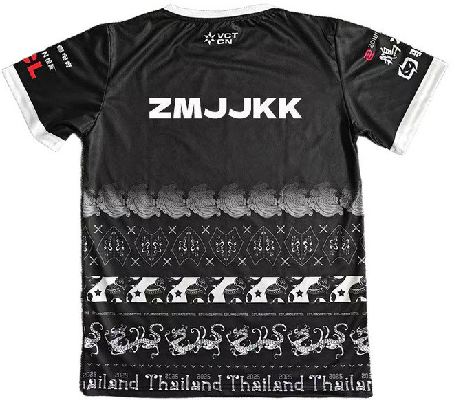 2025 EDG ZMJJKK 발로란트 유니폼 반팔 티셔츠 팀복 반팔티