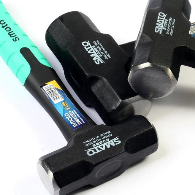 SMATO 화이바 TPR자루 쇠망치 말뚝망치 돌망치 오함마 오해머, 1개