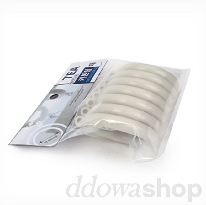 또와상회 아이보리 커튼링 내경 4cm 7개입 커텐레일