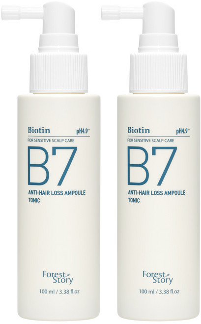 포레스트스토리 B7 두피 탈모 헤어토닉, 2개, 100ml