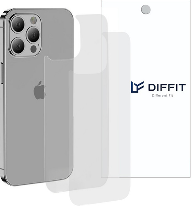 디핏 후면 지문방지 매트 저반사 풀커버 자가복원 TPU 보호필름 2p 세트, 1개