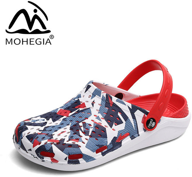 MOHEGIA 여름 슬리퍼 홀 슈즈 남성/여성 신발