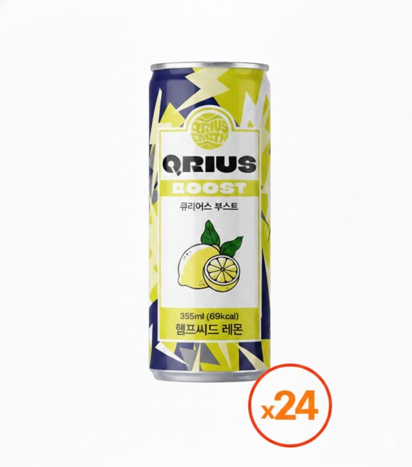 큐리어스 부스트 에너지드링크 355ml 24캔, 24개입