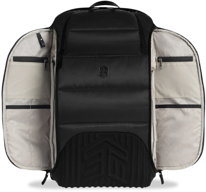 에스티엠굿즈 덕스 30L 17인치 노트북 백팩, 블랙 나이트