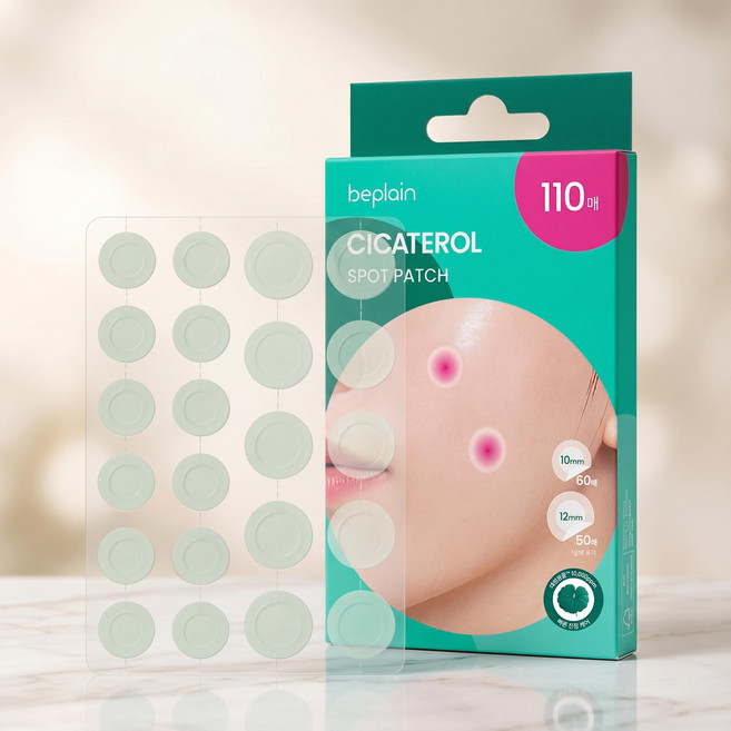 비플레인 스팟패치 110매 시카테롤 수분보충, 1개, 110개입