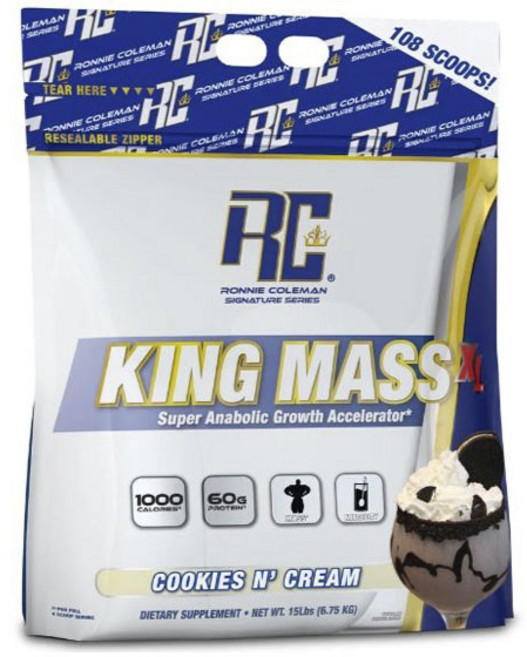 로니콜맨시그니처시리즈 킹 매스 XL 쿠키 앤 크림 맛, 1개, 6.75kg