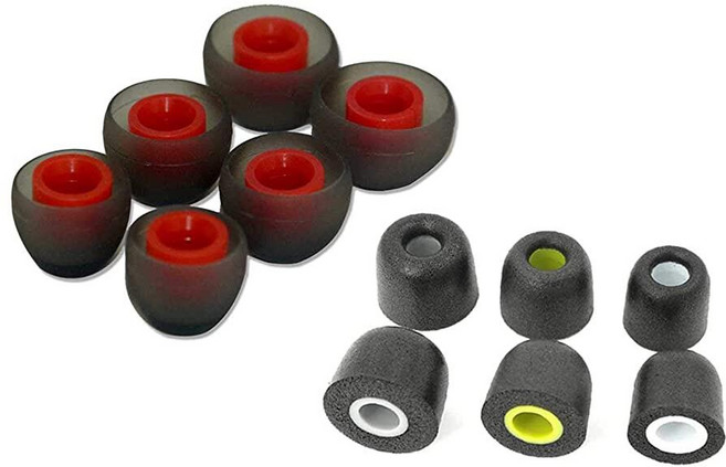 Rhinenet Jaybird X3 무선 이어폰 용 교체 이어팁 메모리 폼 이어버드 헤드셋 이어플러그 이어 팁 세트 이어젤 매우 부드럽고 편안하며 내구성이 뛰어난 유연한 대형, Rhinenet Jaybird X3 무선 이어폰 용 교