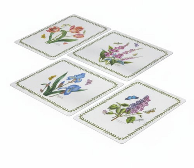 포트메리온 보타닉가든 테이블매트 기프트세트 4p, 혼합색상, 401 x 298 x 5 mm, 1세트