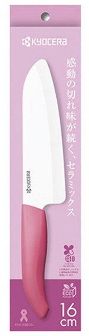 교세라 세라믹 나이프 아시아 식도 FKB-160, 참 핑크, 1개