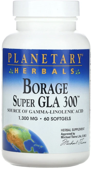 Planetary Herbals 보라지 슈퍼 GLA 300 1 300 mg 60 소프트겔 Herbals (플래니터리 허벌), 1개, 60정 - 쿠팡
