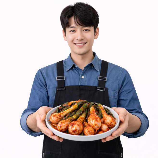 (단독특가) 금메달농수산 국산 전라도 양파줄기김치, 1개, 2kg