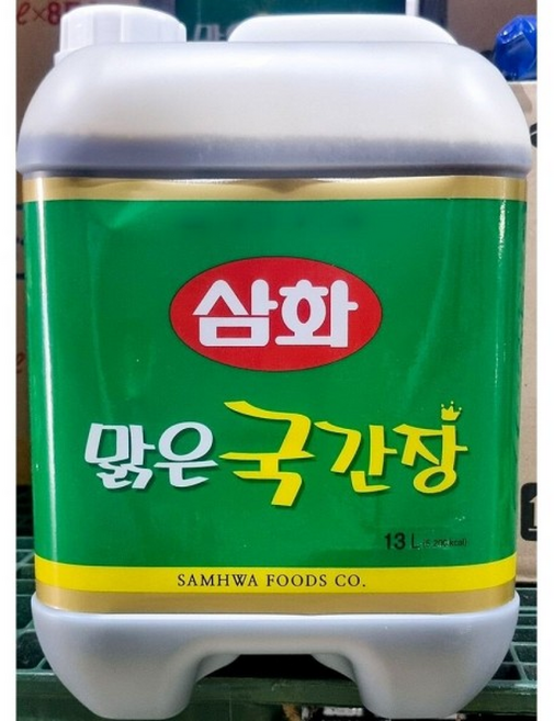 국간장(삼화식품 )/대용량/국간장/양념/간장/소스/게장/짱아치/짱아찌/장조림/튀김/계란/양념장/장아치, 1개, 13L