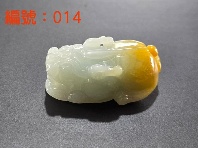 七彩翡翠A貨貔貅吊墜 招財聚財守財飾品, 1個