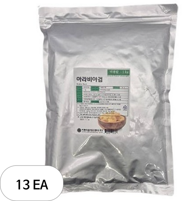 이홈베이킹 미국산 아라비아검, 1kg, 13개
