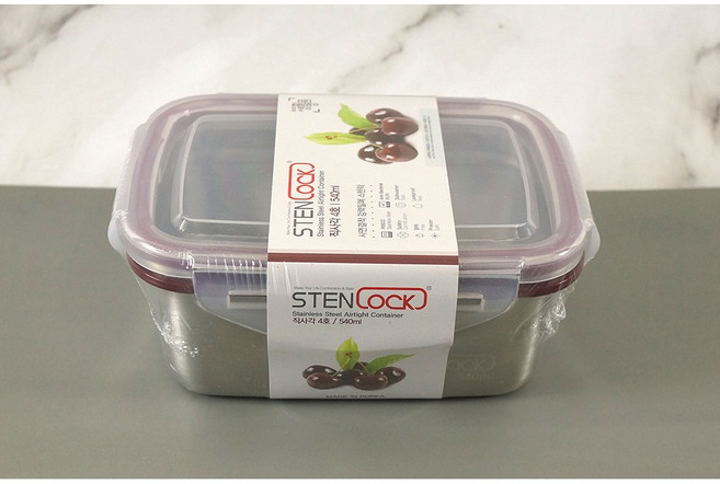 스텐락 직사각4호 540ml, 1개