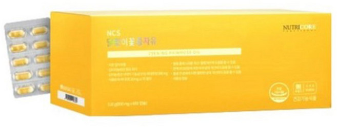 뉴트리코어 달맞이꽃종자유 510g, 600정, 1개