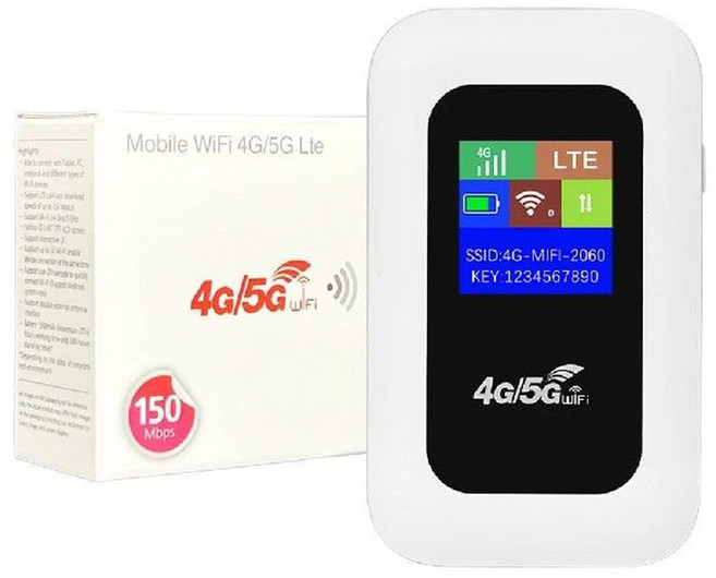 무선랜카드 1/1 1 휴대용 무선 라우터 이동 랜카드 편리/빠르고 wifi WIFI, Euro n LCD