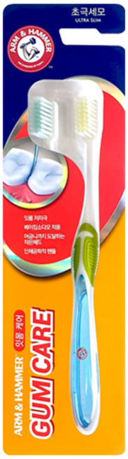 암앤해머 검케어 칫솔 2입, 1개