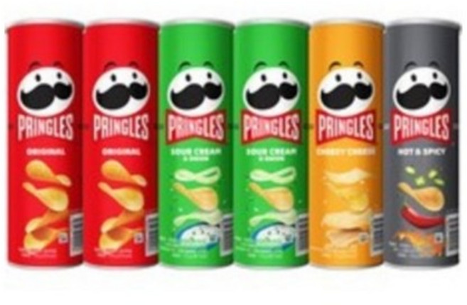 프링글스 버라이어티팩 오리지널 110g x 2p + 양파맛 110g x 2p + 매운맛 110g + 치즈맛 110g, 1세트