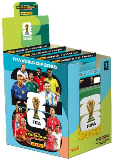 플유 파니니 축구카드 2026 FIFA 아드레날린 포켓 틴