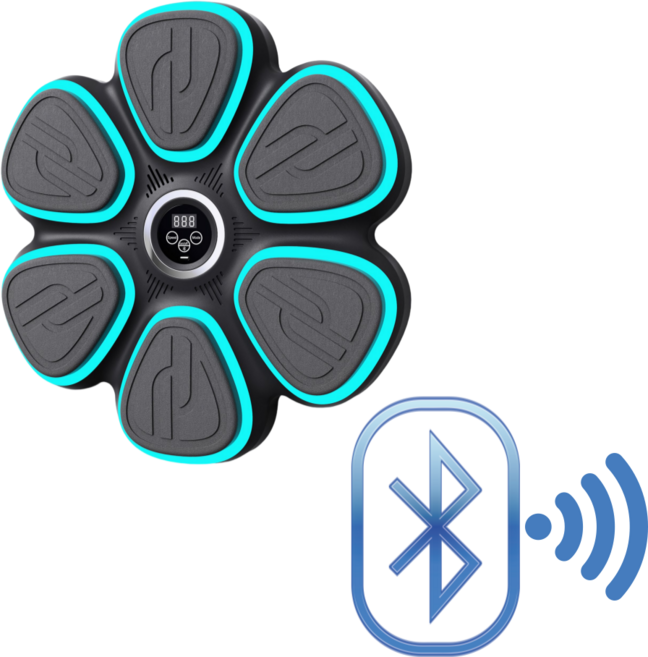 뮤직복싱 기계 머신 이지앤뮤지백 가정용 샌드백 다이어트 실내, 글로브 및 휴대폰 거치대 증정, 1개