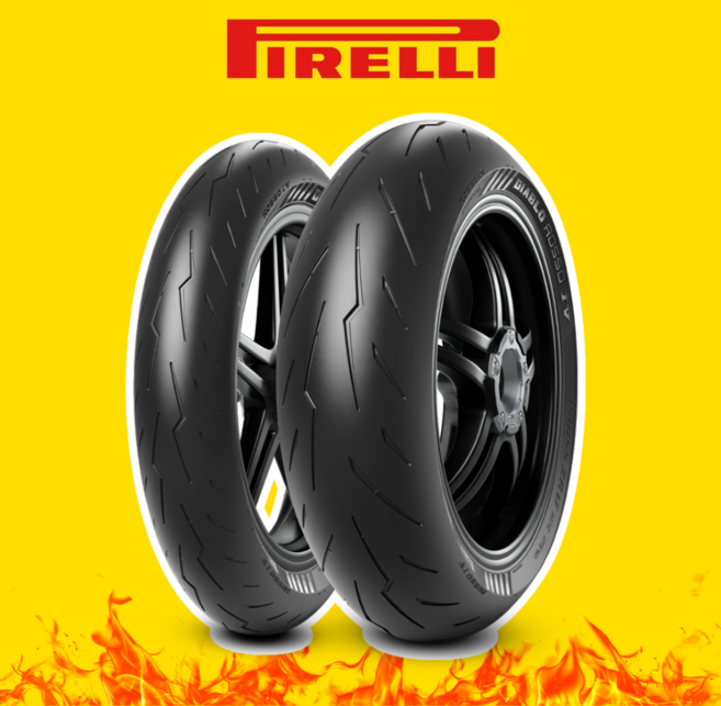피렐리 타이어 로쏘4 디아블로 150/60-17 오토바이 뒤 타이어, 1개