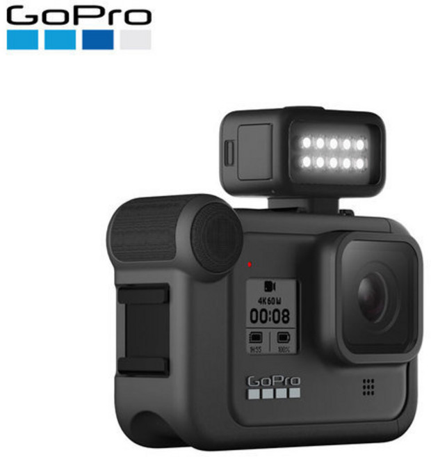 고프로 정품 히어로10 9 8 전용 LED 조명 모드, 1개
