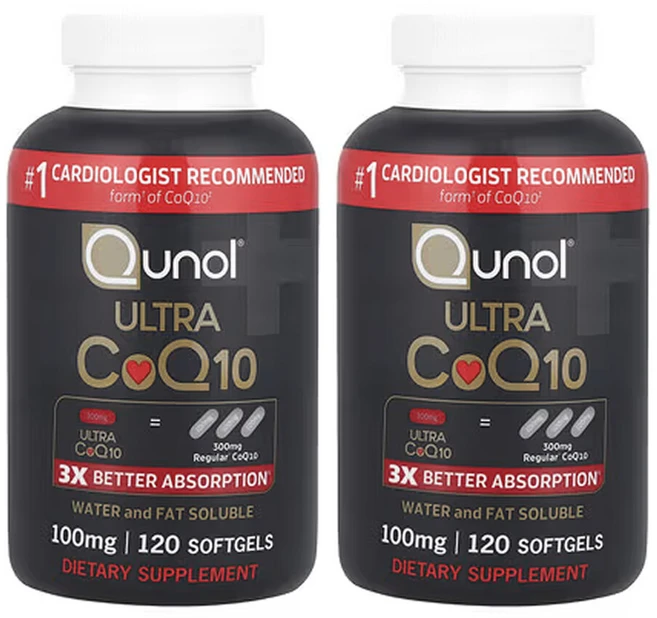 퀴놀 2개X 울트라 CoQ10 100 mg 120 소프트젤, 2개 - 쿠팡