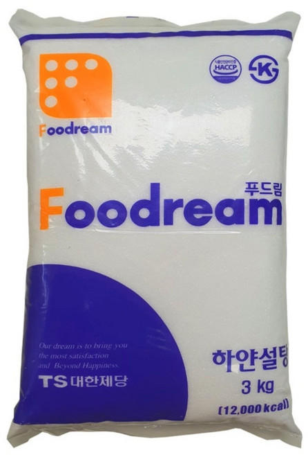 푸드림 하얀설탕, 3kg, 1개