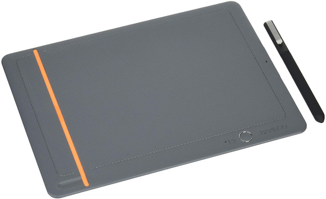 와콤 Wacom Bamboo Slate S A5 대응 미디엄 그레이 스마트 패드 전자 노트북 펜으로 종이에 메모나 스케치를 쓰고 디지털화 스마트폰 태블릿 대응 CDS610S, 상세페이지 참조, 1개