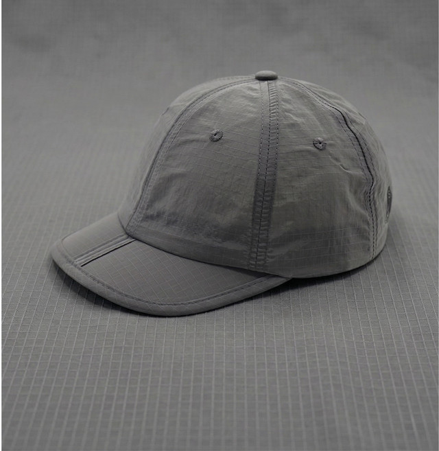 rspct 초경량 숏챙(5cm) 트레일 러닝 접이식 모자, 그레이