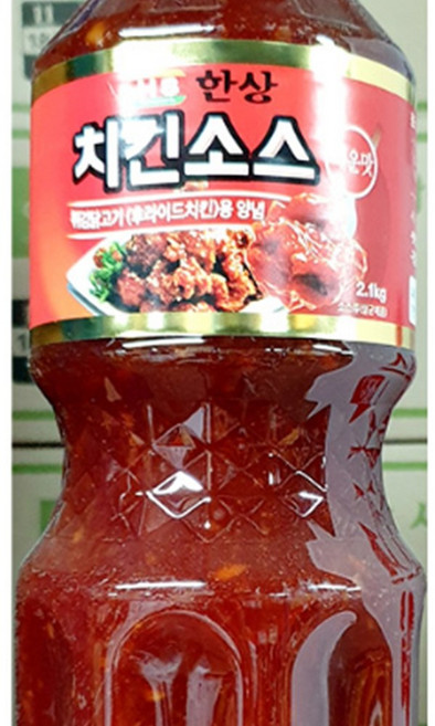 한상 참마시푸드 매운맛 치킨소스 치킨양념소스 2.1K 치킨양념, 8개, 2.1kg