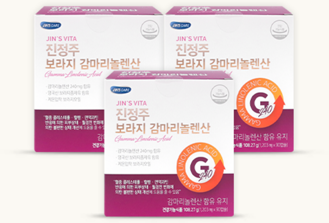 진정주 보라지 감마리놀렌산(90캡슐), 90정, 3개