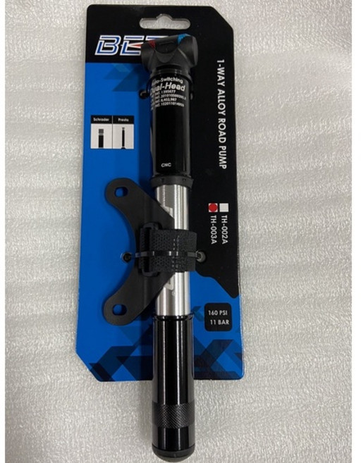 『時尚單車』BETO TH Pump 3 攜帶型打氣筒 高壓160psi 黑色, 1個