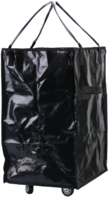 Aegen 바퀴달린 쇼핑카트 여행용 장바구니 시장 캐리어 가방, 블랙, 1개