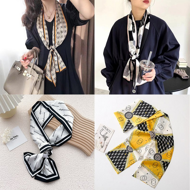 티지피 롱 타이 스카프 4종 세트