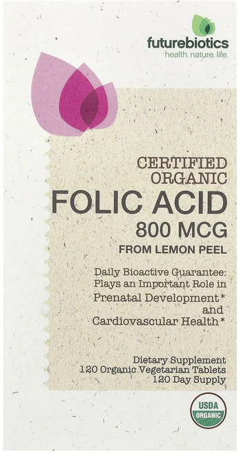 단백질 비타민 철분 마그내슘 칼슘 Futurebiotics 레몬 껍질에서 추출한 엽산 800mcg 유기농 베지 정제 120정 고루고루섭취해주세요, Futurebiotics레몬껍질에서추출한엽산800mcg, 1개 - 쿠팡