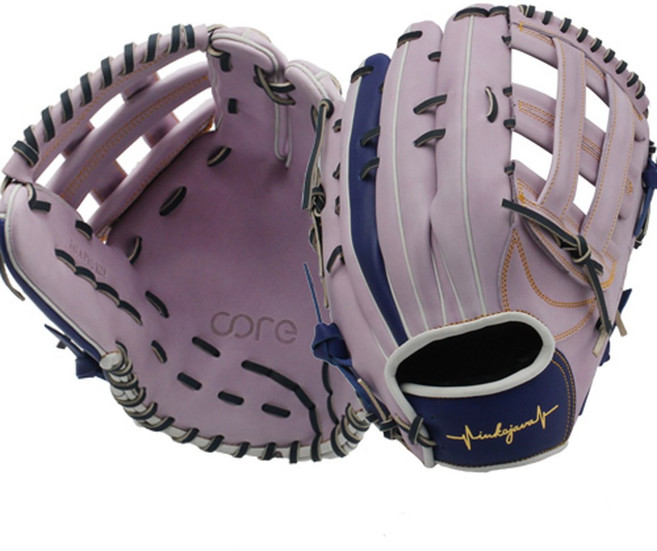 인코자바 외야 야구글러브 13.25인치 H웹 퍼플/네이비 CR OF-X3, 1개