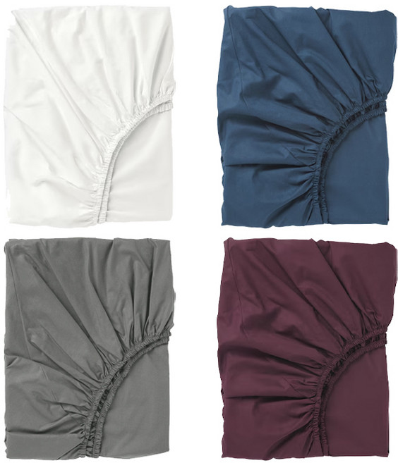 이케아 ULLVIDE 울비데 매트리스커버퀸150x200/침대커버/침대/침구, 딥레드_005.580.84