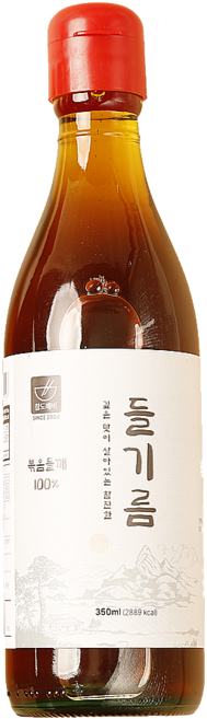 통들깨 100% 저온압착 들기름, 1개, 350ml