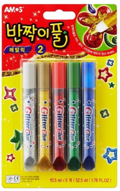 아모스 반짝이풀 모음 컨페티 메탈릭 5색 크롬쉘 12색, 반짝이풀 2메탈릭