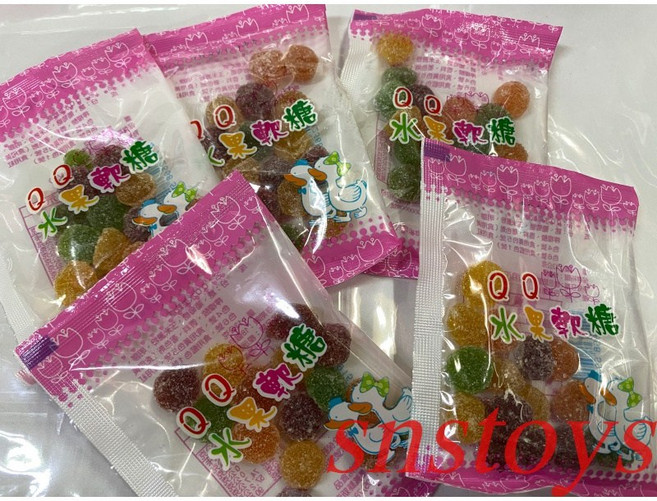 SNS 古早味 果汁QQ軟糖, 1個, 10包