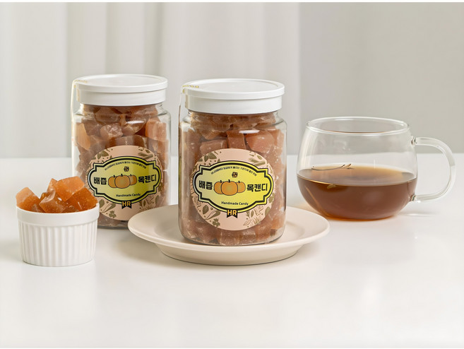 [영이네 가게]수제 배즙 목 캔디 (강한맛)연말선물/환절기, 300g, 1개