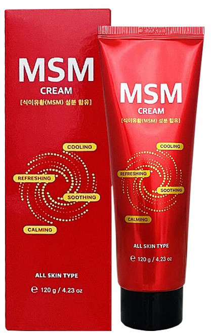 MSM크림 유황크림 관절 연골 크림, 1개, 120g