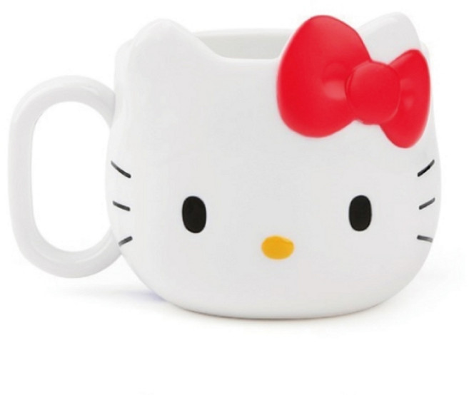 헬로키티 페이스머그, 레드, 1개