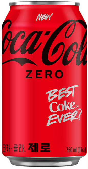 코카콜라 제로 캔, 350ml, 2개