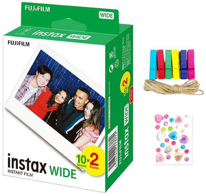 인스탁스 와이드필름 2P (20장)+선물세트, 1개