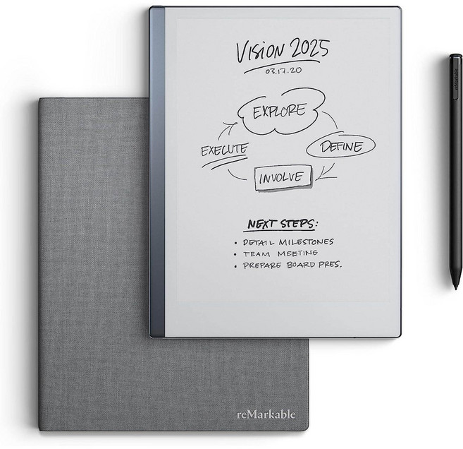 리마커블2 태블릿 마커플러스 폴리오 포함, reMarkable 2+마커플러스+그레이폴리오, 8GB, Wi-Fi