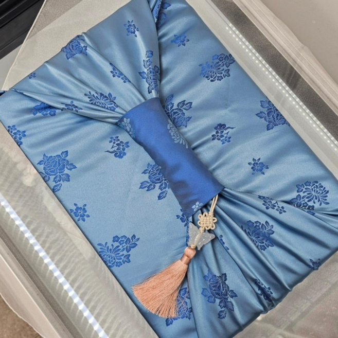 한우투뿔 선물세트 오마카세 모듬구이용 이바지 명절 보자기포장 [옵션-매(화)], 1개