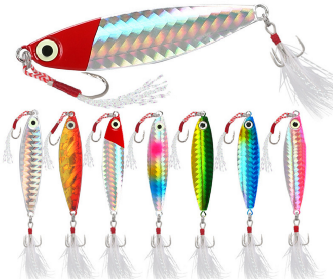 하마피싱 메탈지그 8종세트, 1개, 30g, 혼합색상